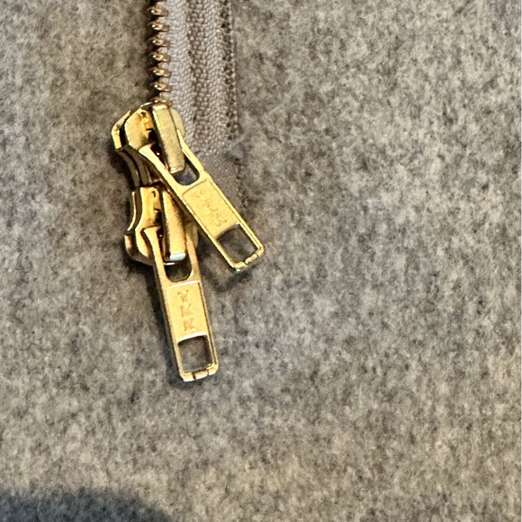 NWOT J Crew Wool City Coat with Full Zip in Heather Dusk Size 2 - Picture 9 of 12